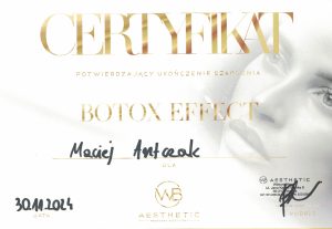 Certyfikaat dr MA